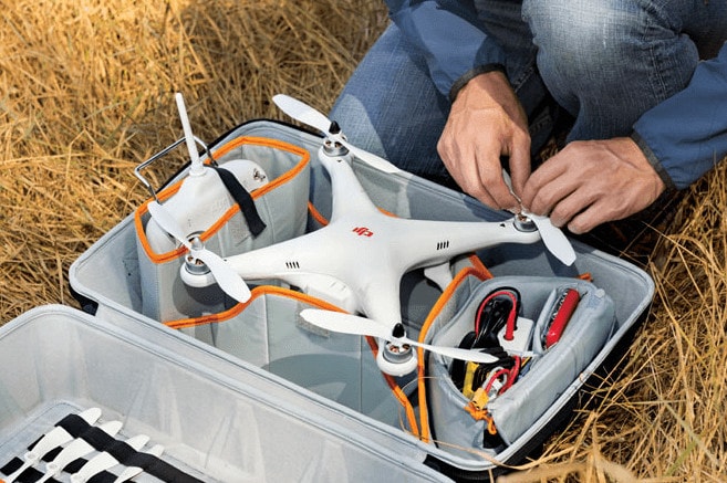 preparez votre sac de transport pour drone