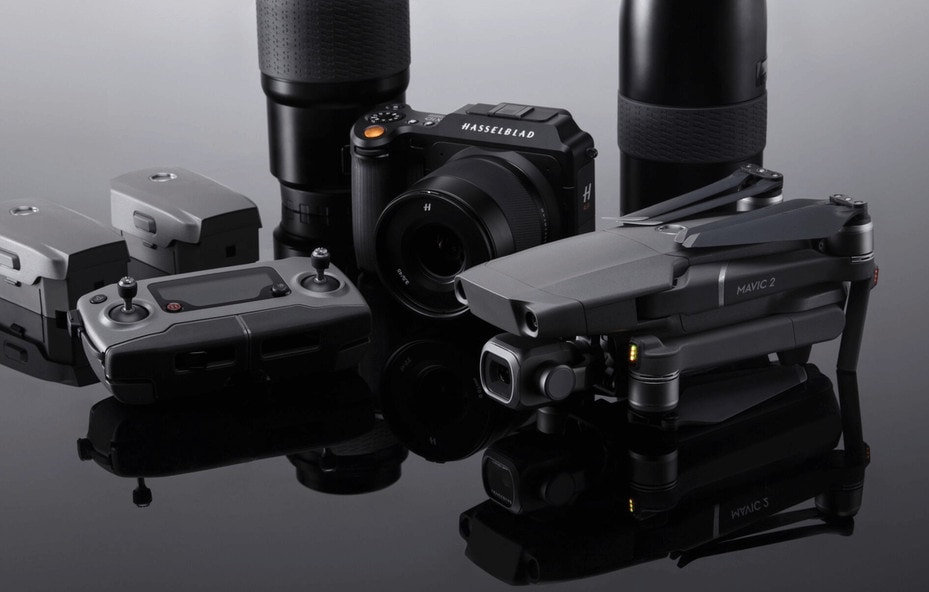 mavic et sa caméra hasselblad
