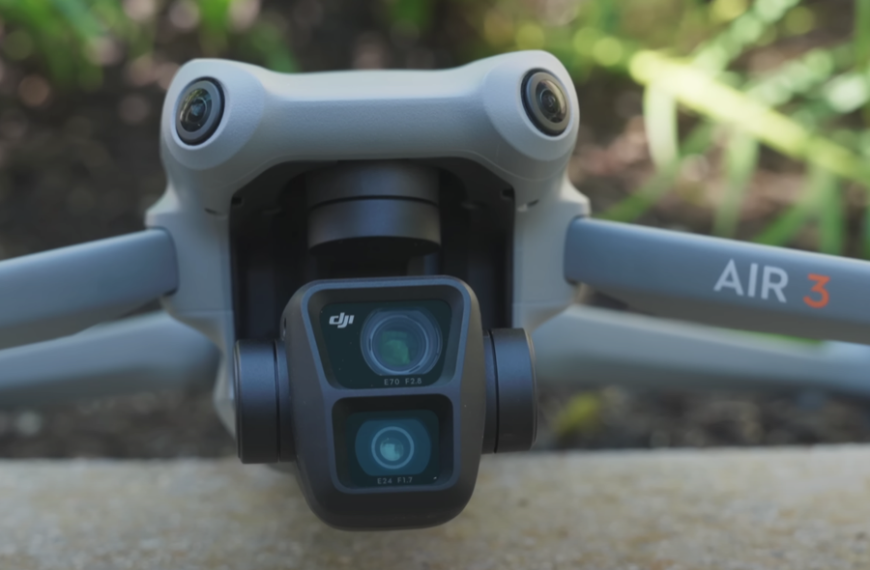 dji air 3 vu de devant