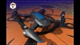 Le drone pliable DEERC D10 avec caméra 2K HD FPV
